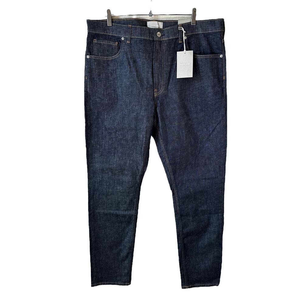 NWT Everlane Men's Slim Jeans Denim Dark Wash 40x34 Minimalist Classic Casual